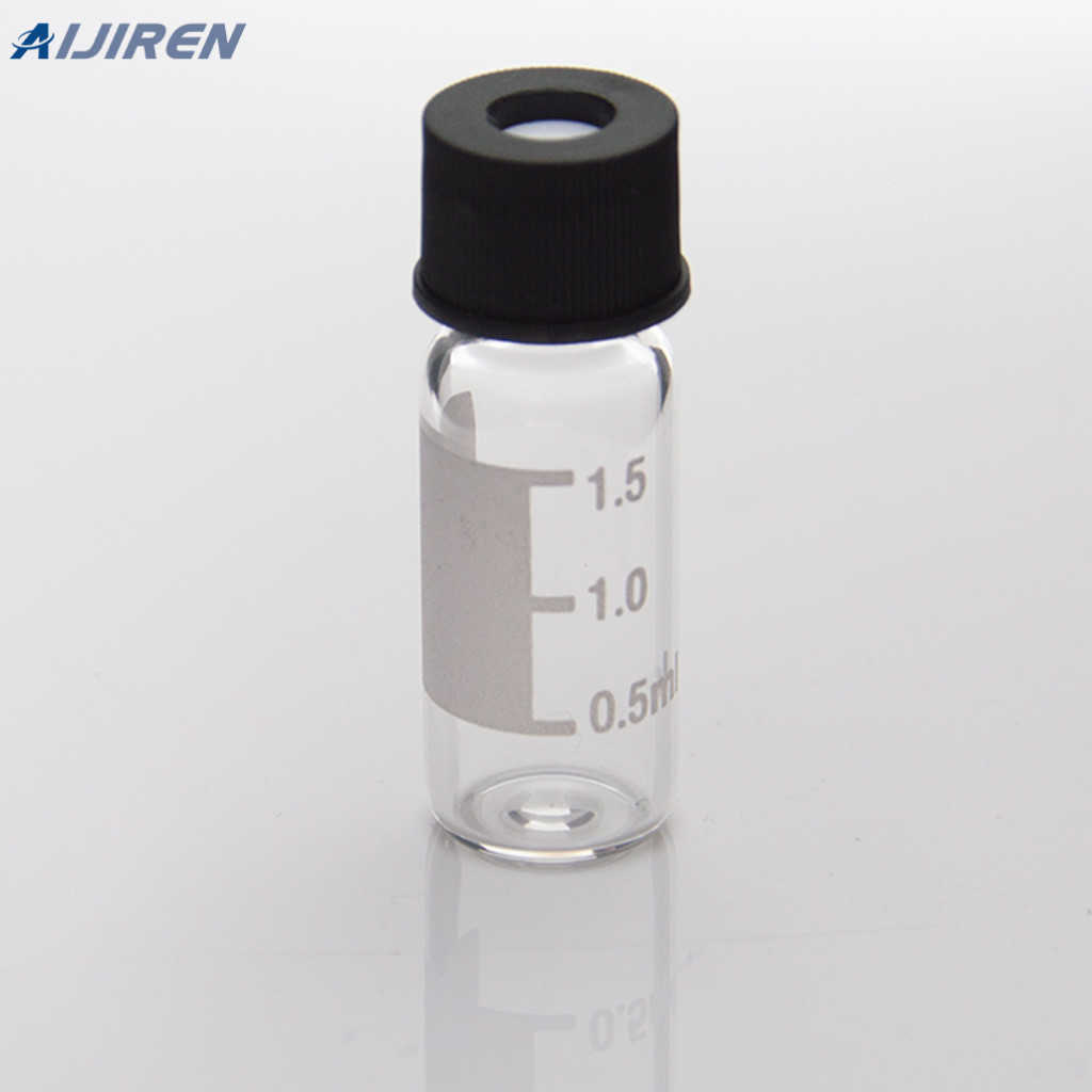 <h3>11 mm Crimp Top Clear Glass Vial with PTFE/Red  - PerkinElmer</h3>
